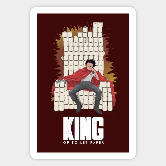 King of toilet paper Magnet by atizadorgris